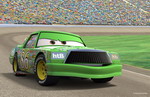 Chick Hicks on the track