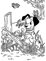 coloring page 101 Dalmatians
