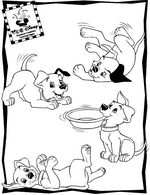 coloring page 101 Dalmatians