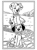 coloring page 101 Dalmatians