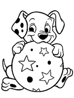 coloring page 101 Dalmatians