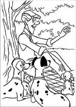 coloring page 101 Dalmatians
