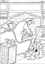 coloring page 101 Dalmatians
