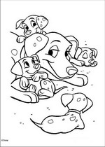 coloring page 101 Dalmatians