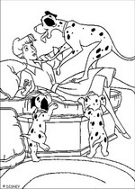 coloring page 101 Dalmatians