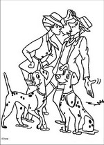 coloring page 101 Dalmatians