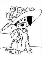 coloring page 101 Dalmatians