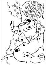 coloring page 101 Dalmatians