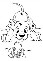 coloring page 101 Dalmatians