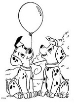 coloring page 101 Dalmatians