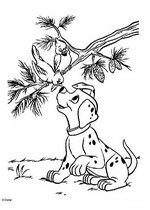 coloring page 101 Dalmatians