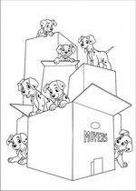 coloring page 101 Dalmatians
