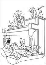 coloring page 101 Dalmatians