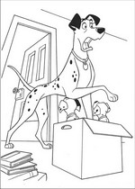 coloring page 101 Dalmatians