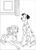 coloring page 101 Dalmatians