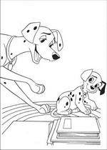 coloring page 101 Dalmatians