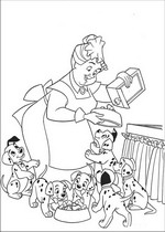 coloring page 101 Dalmatians