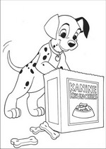 coloring page 101 Dalmatians