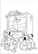 coloring page 101 Dalmatians