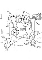 coloring page 101 Dalmatians