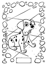 coloring page 101 Dalmatians