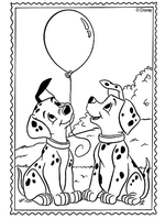 coloring page 101 Dalmatians