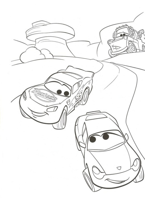 Kidsnfun.com  38 coloring pages of Cars 2