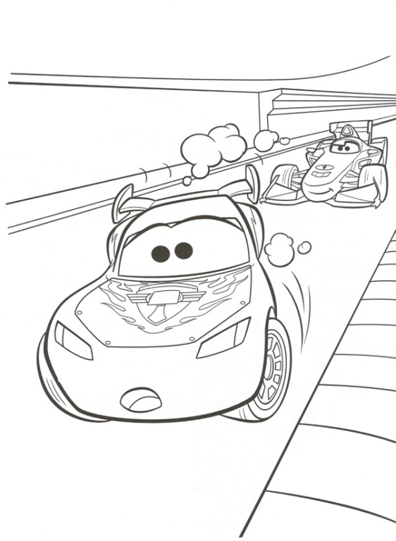 disney cars 2 coloring book