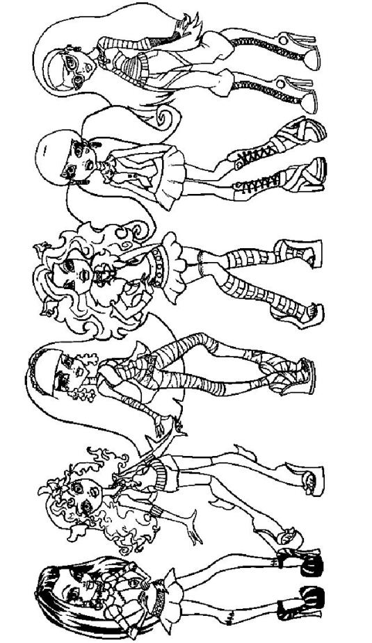 Kids-n-fun.com | 32 coloring pages of Monster High