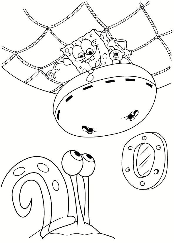 Kidsnfuncom 39 coloring pages of Spongebob Squarepants