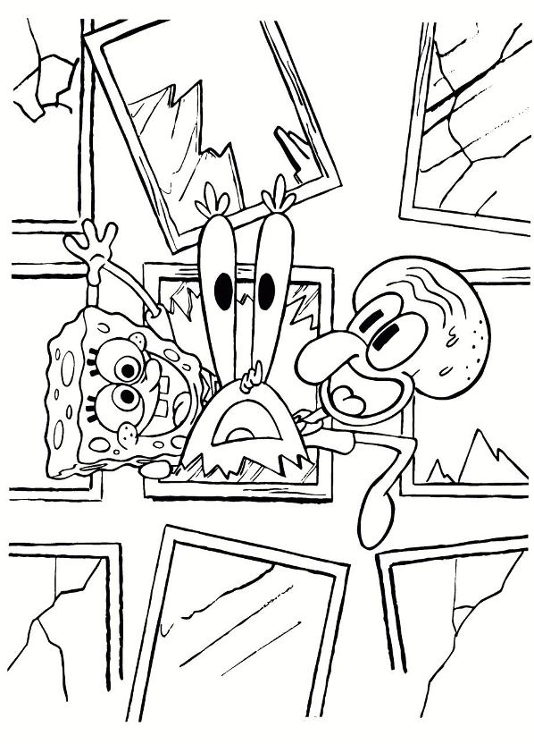 Kidsnfuncom 39 coloring pages of Spongebob Squarepants