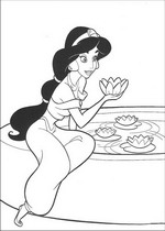 coloring page Aladdin