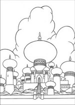 coloring page Aladdin