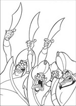 coloring page Aladdin