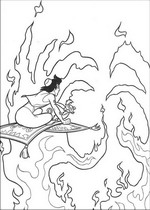 coloring page Aladdin