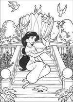 coloring page Aladdin