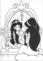 coloring page Aladdin
