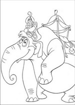 coloring page Aladdin