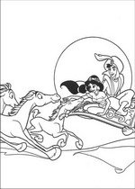 coloring page Aladdin