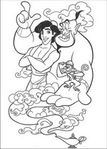 coloring page Aladdin