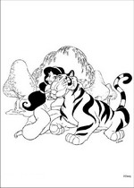 coloring page Aladdin