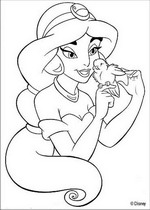 coloring page Aladdin