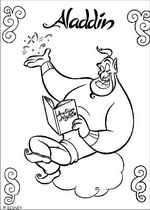 coloring page Aladdin