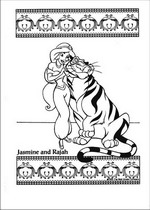 coloring page Aladdin