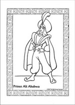 coloring page Aladdin