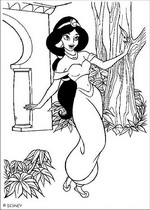 coloring page Aladdin