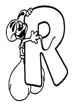 Kids-n-fun | 26 coloring pages of Alphabet Diddl