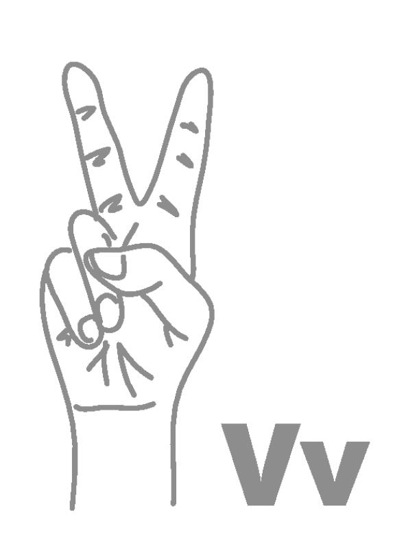 Kids-n-fun.com | Create personal coloring page of v coloring page