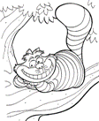 coloring page Alice in Wonderland