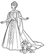 coloring page Anastasia